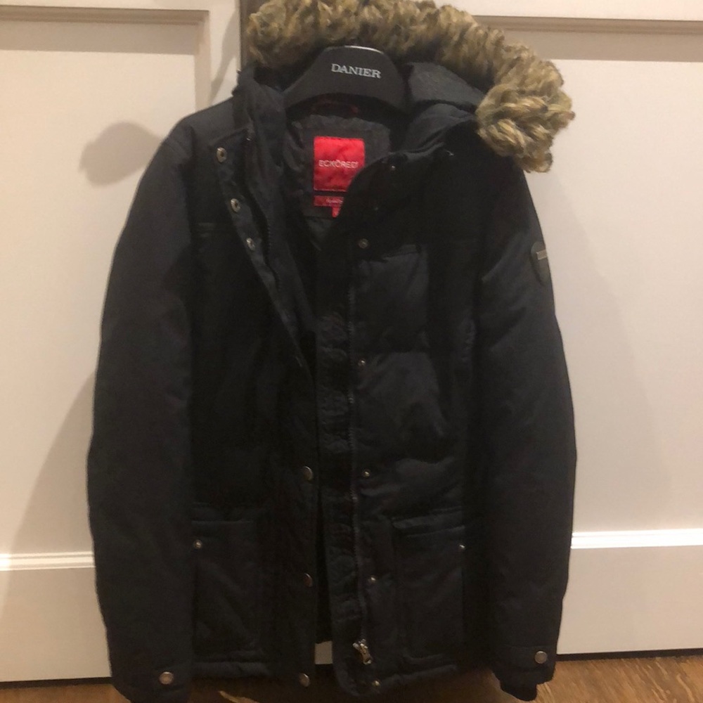 Eckored down winter coat